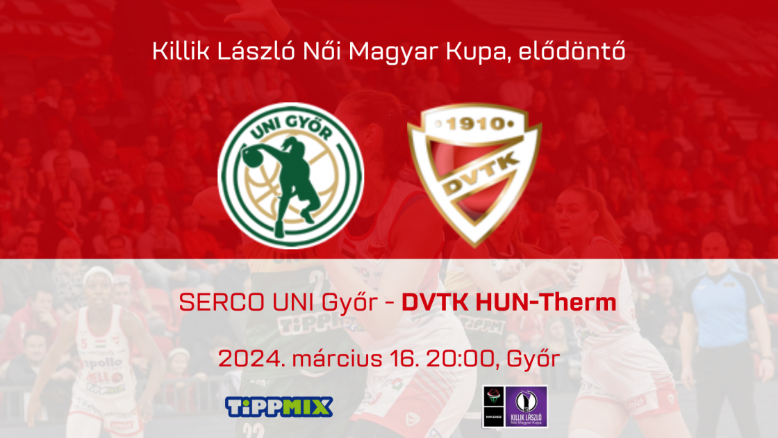 MK: Szombaton Győrben játszik a DVTK HUN-Therm